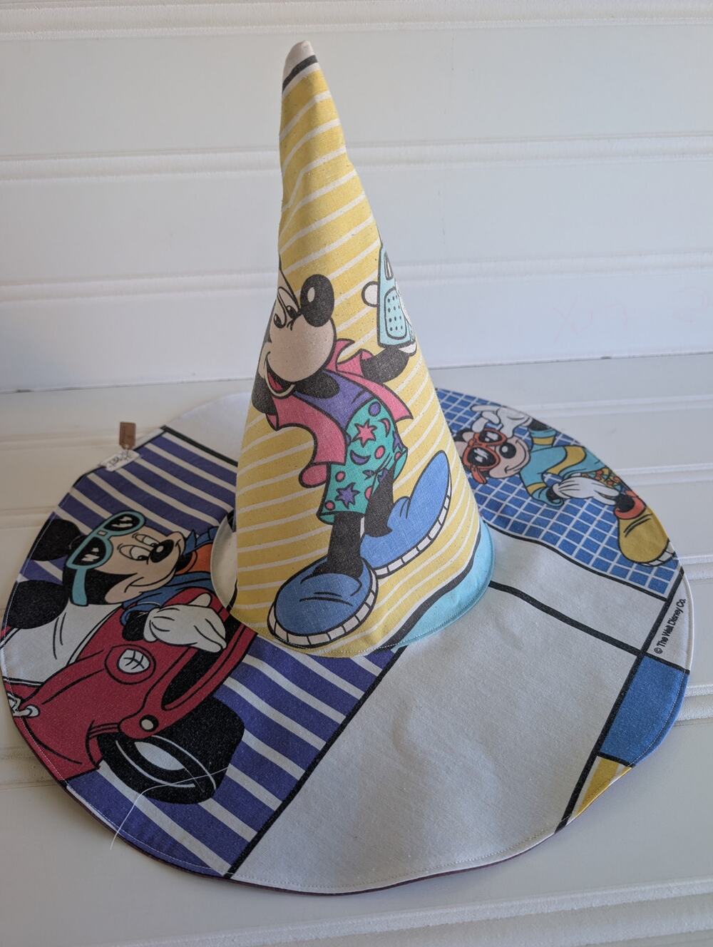 Handmade Mickey Mouse Whimsy Floppy Witch Hat - 3